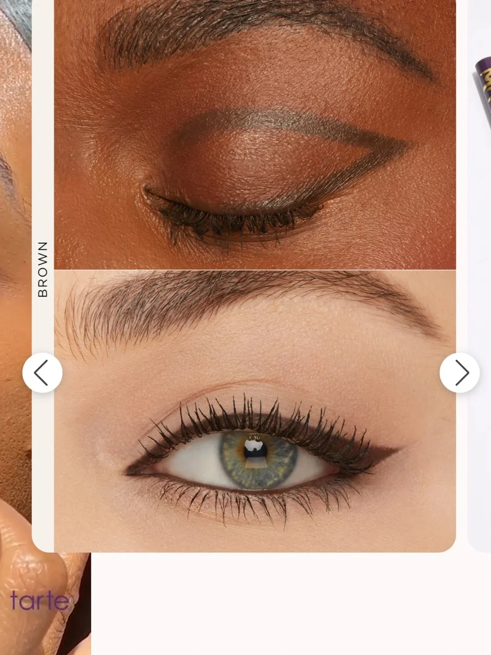 tarte Maneater Retractable Eyeliner Pencil in Deep Brown with Gold Accents